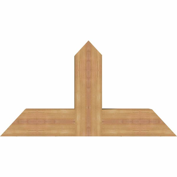 Ekena Millwork Portland Timber Gable Bracket, Western Red Cedar, 36"W x 19"H x 5 1/2"D x 5 1/2"F, 13/12 Pitch GBW036X19X0606POR00SWR - main